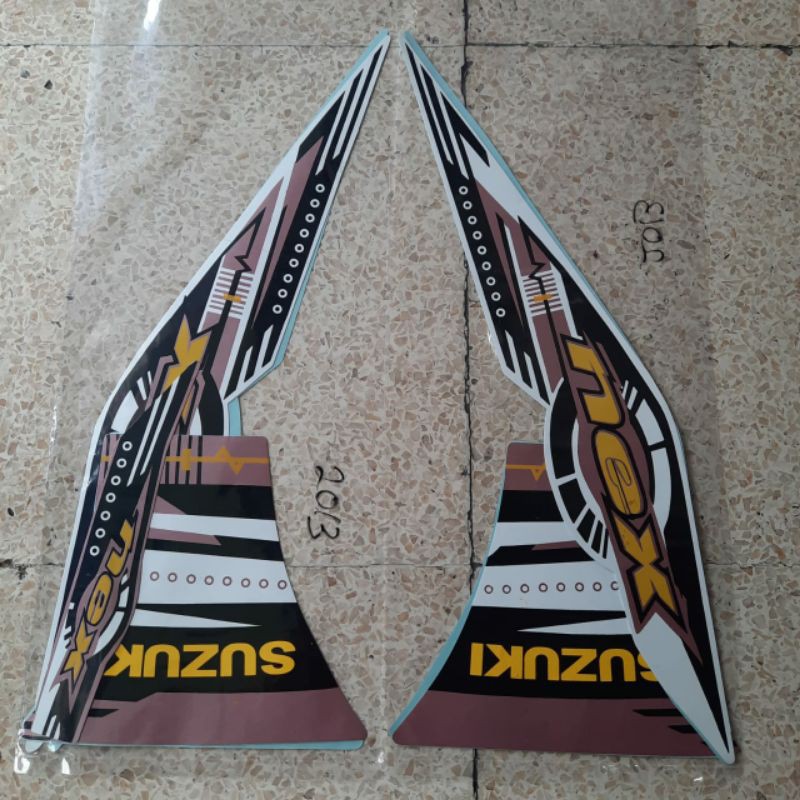 Striping Lis Stiker Standar Ori Suzuki Nex Old Lama 2013 Striping Lis Suzuki Nex Lama 2013