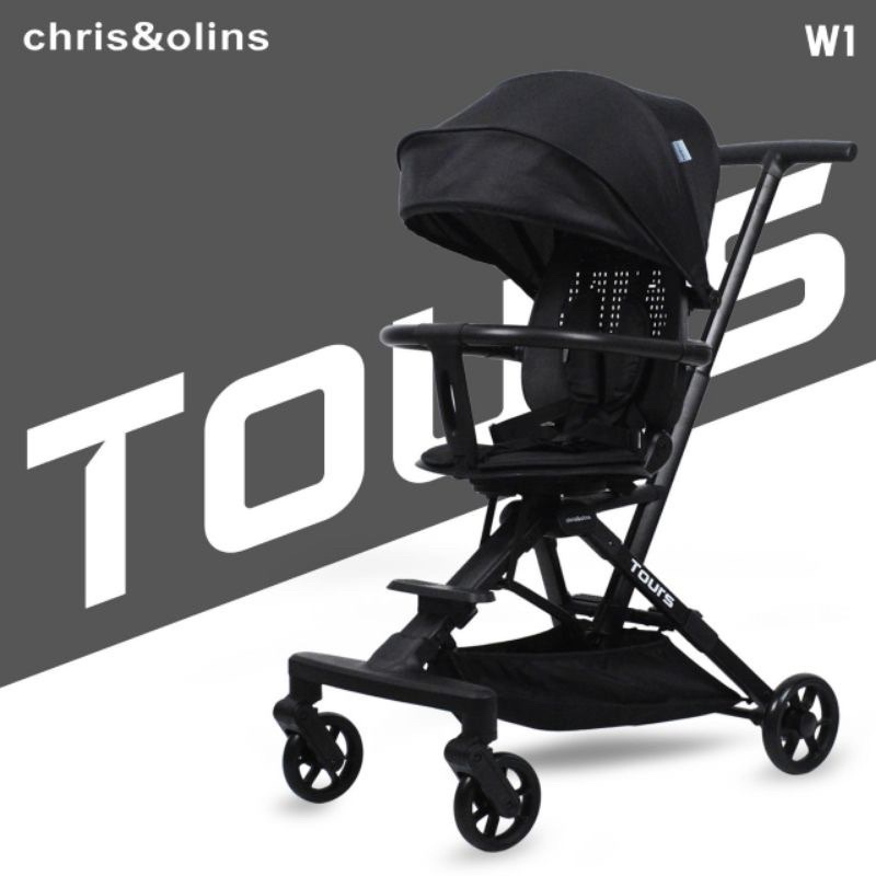 Makassar - ChrisOlins W1 Stroller Baby Tours Full Rotate 360 Reversible Seat Travel