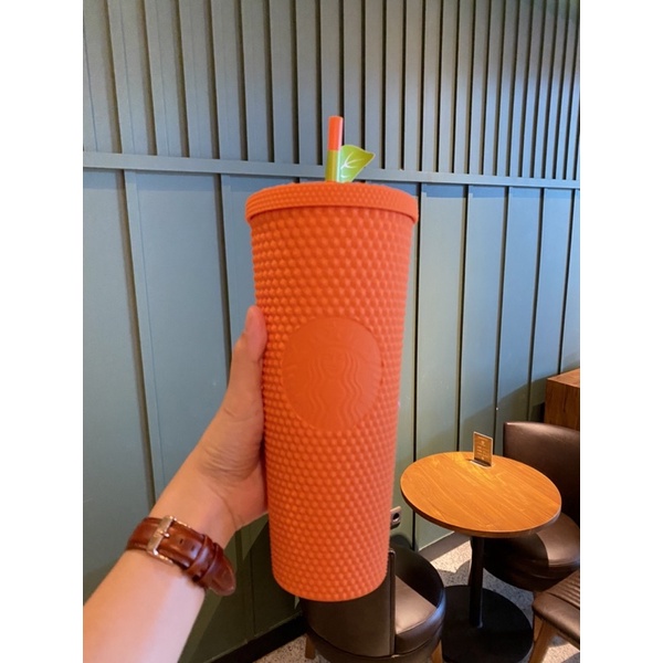 Tumbler starbucks chinese new year 2021 matte orange