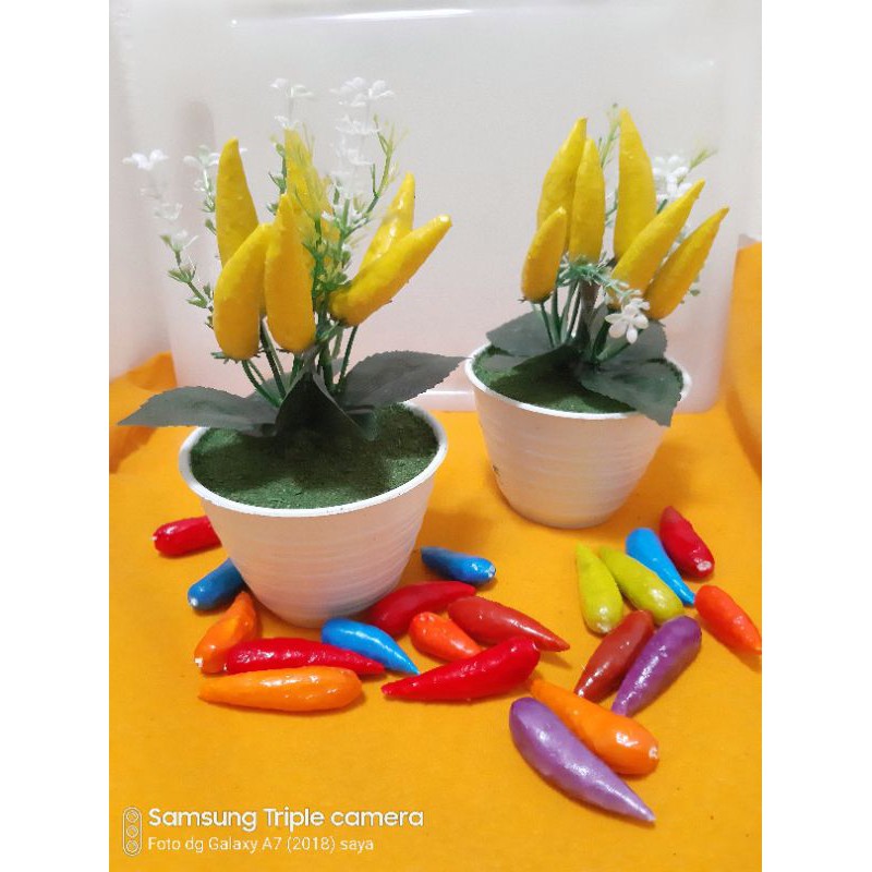 rangkaian buah cabe artificial bunga plastik bunga imitasi bunga murah-2