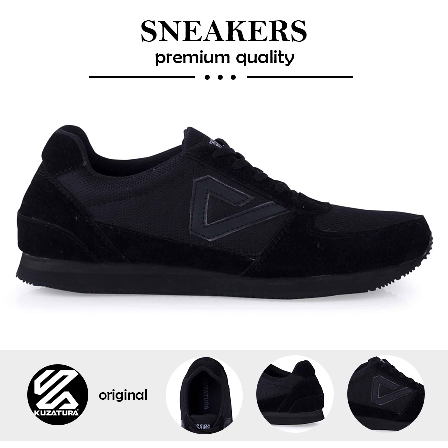 Sepatu Sneakers Pria Original Sepatu Pria Casual Hitam 558