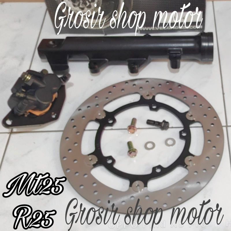 Paketan bottom shock v rossi R25 Mt25 / Tabung shock kiri R25 Mt25 / Cakram set kiri R25 Mt25