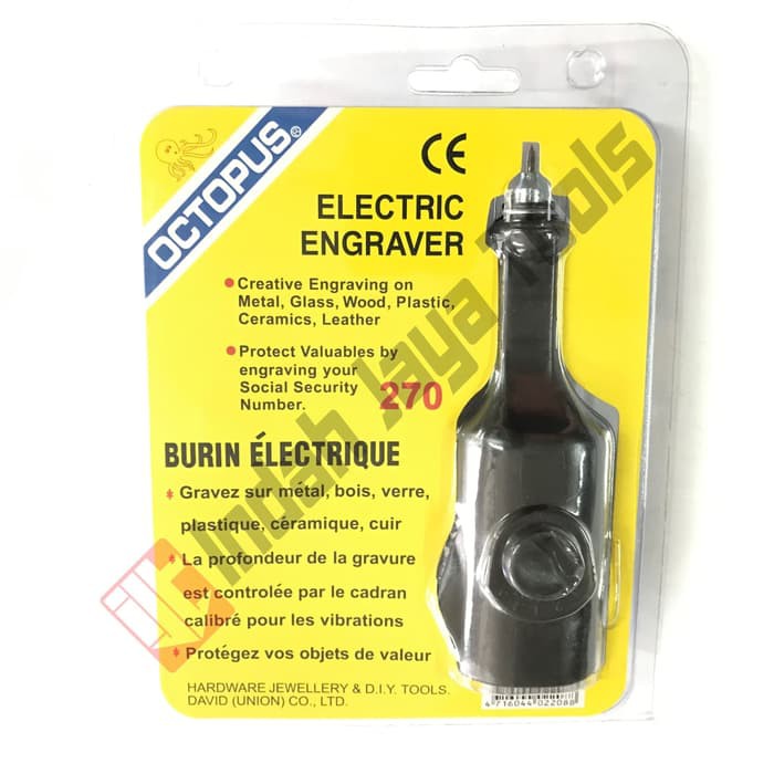 Electric Engraver OCTOPUS TAIWAN - Alat Mesin Grafir