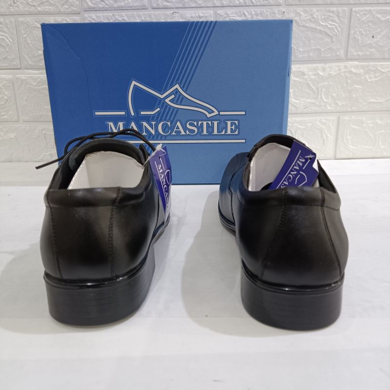 Sepatu Pantofel Merk Mancastle tipe Pedro | Sepatu Kantor Mancastle | Pantofel Runcing Mancastle