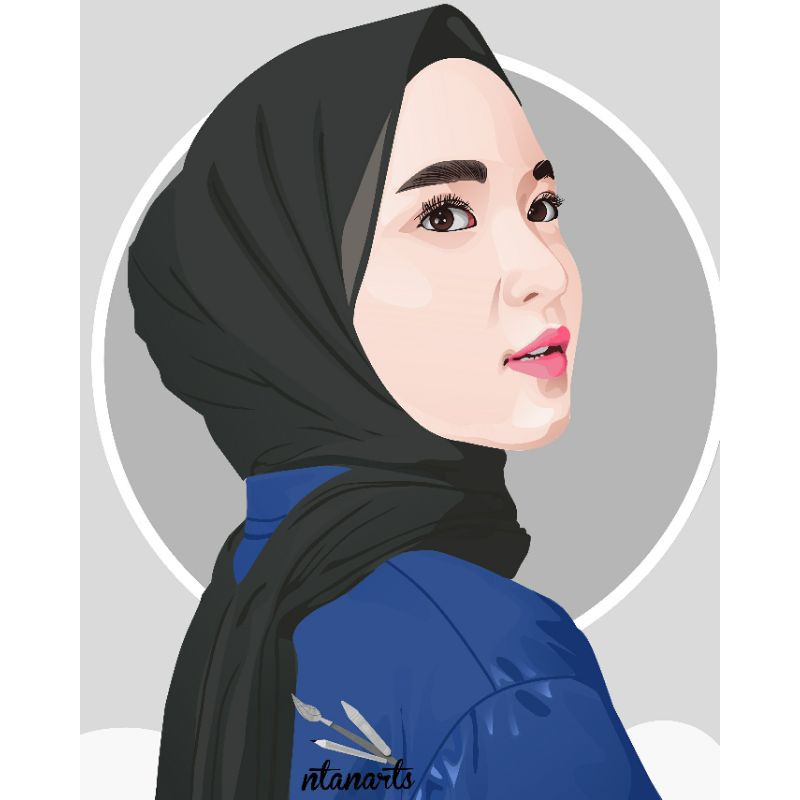 

Vector art ,vector potrait untuk kado unik, hadiah menarik