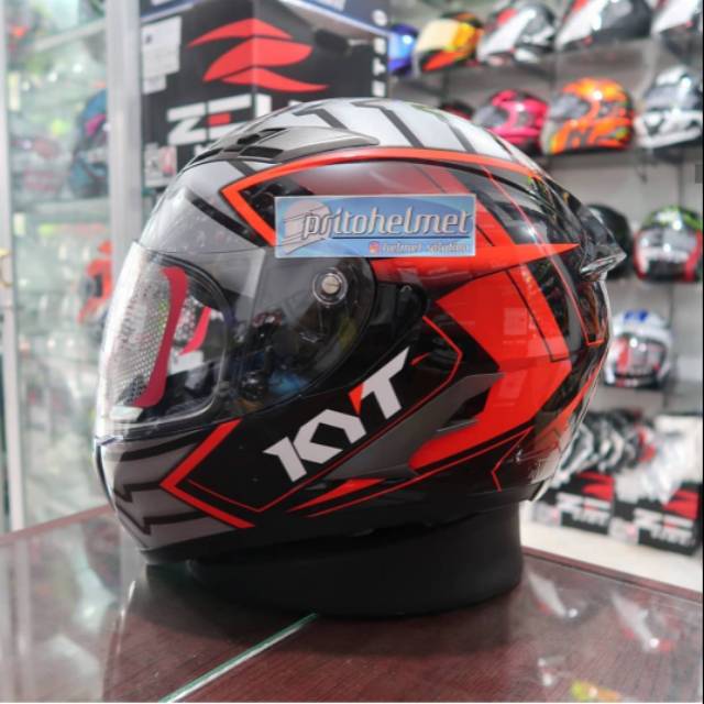 KYT Falcon Armour Red Black 2Visor