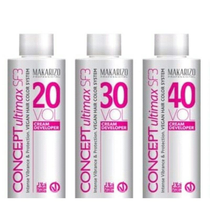 BEAUTYMAXX | MAKARIZO | OXSIDANT MAKARIZO 135ML-1000ML-CAMPURAN CAT MAKARIZO | DAVELOPER MAKARIZO VOL10-20-30-40 | MAKARISO Concept Ultimax SF3 Oxidant Developer 200ml / campuran pewarna rambut | CAT MAKARIZO UNTUK BLEACHING RAMBUT 12%_9%6_%_3%