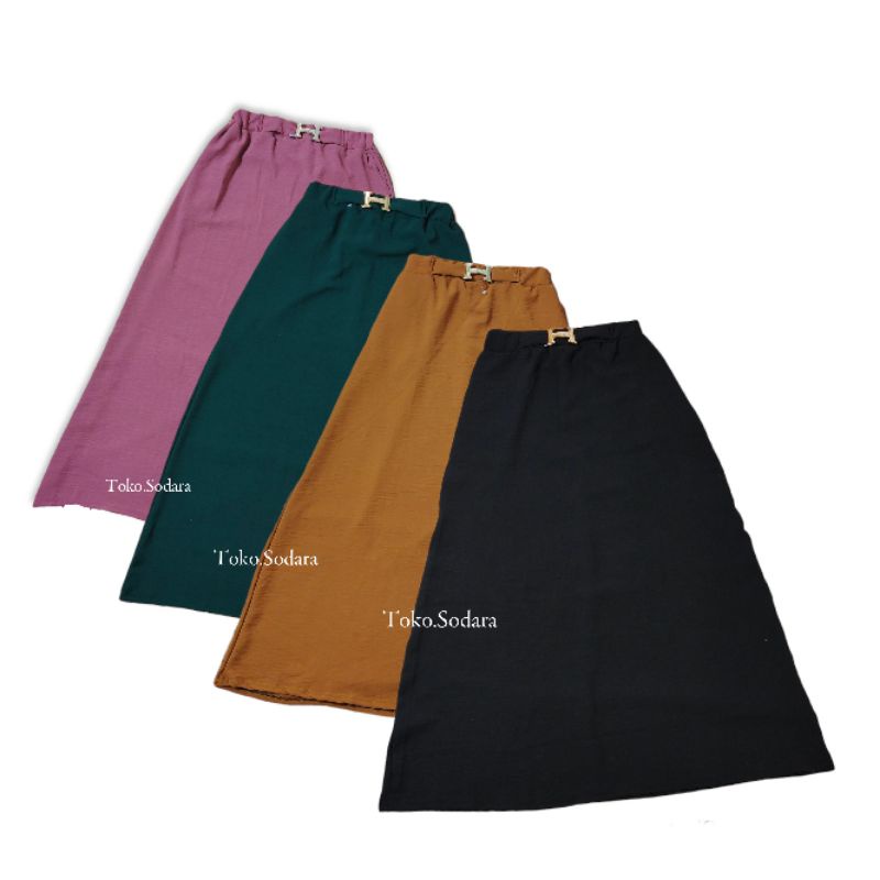 Rok A line Crincle H // Rok Crincle Terbaru