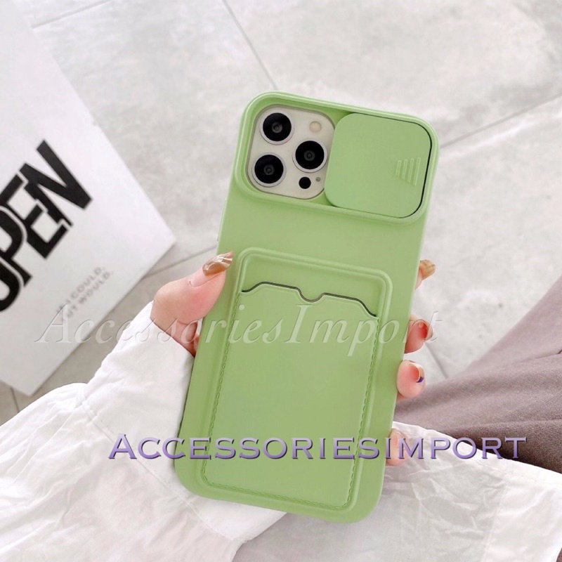 CASING XIAOMI REDMI NOTE 11/ NOTE 11PRO/ NOTE 10/ NOTE 10S/ NOTE 10PRO/ NOTE 9/ NOTE 8/ NOTE 8PRO/ SOFT CASE SLIDE CAMERA + SLOT CARD HOLDER