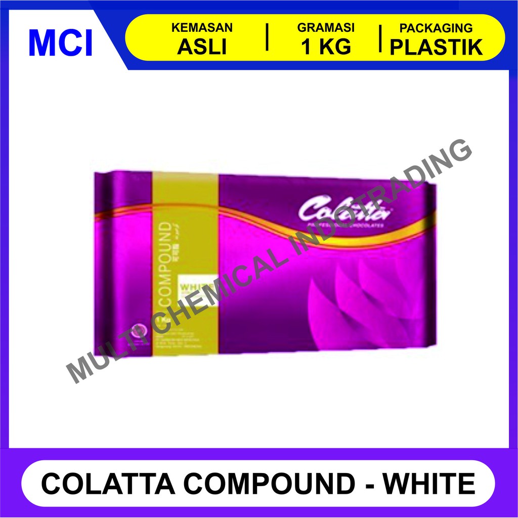 

COLATTA WHITE CHOCOLATE COMPOUND / COKLAT BATANG PUTIH 1 KG