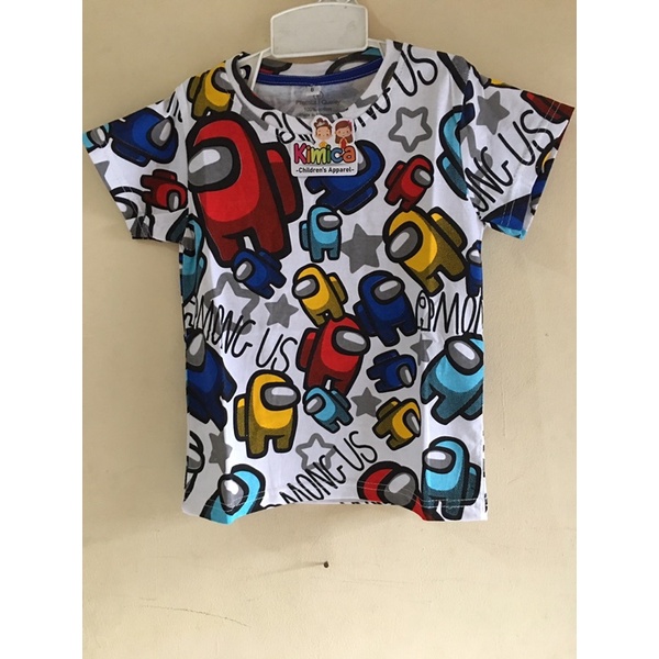 harga grosir premium quality  kaos among us full print