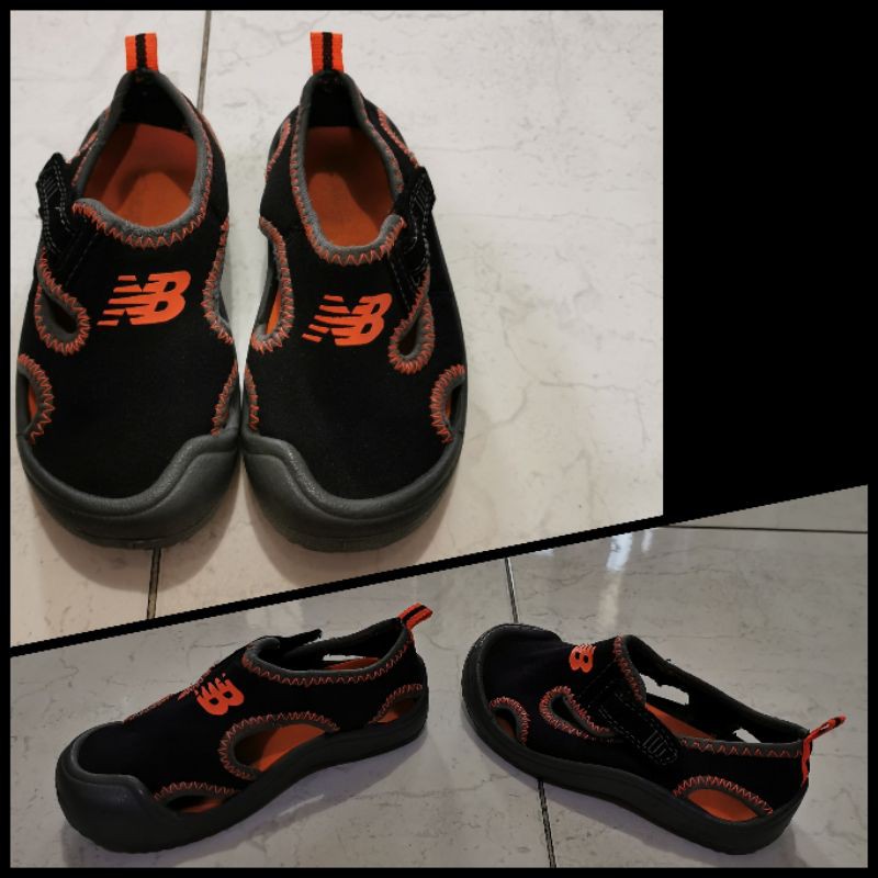 New Balance Cruiser Sandal Shoes Boy Sepatu anak laki kid toddler Preloved