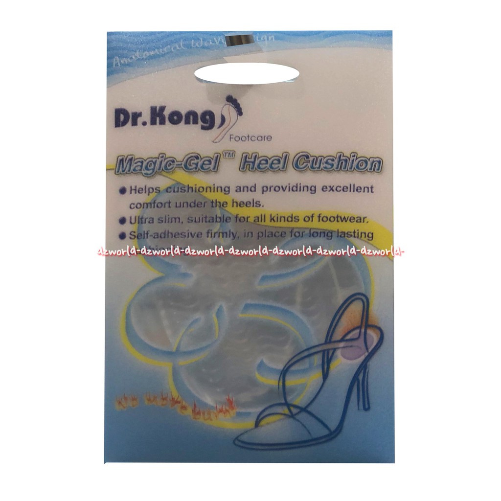 Dr. Kong Magic Gel Strap Liner Transparent Bantalan Sepatu