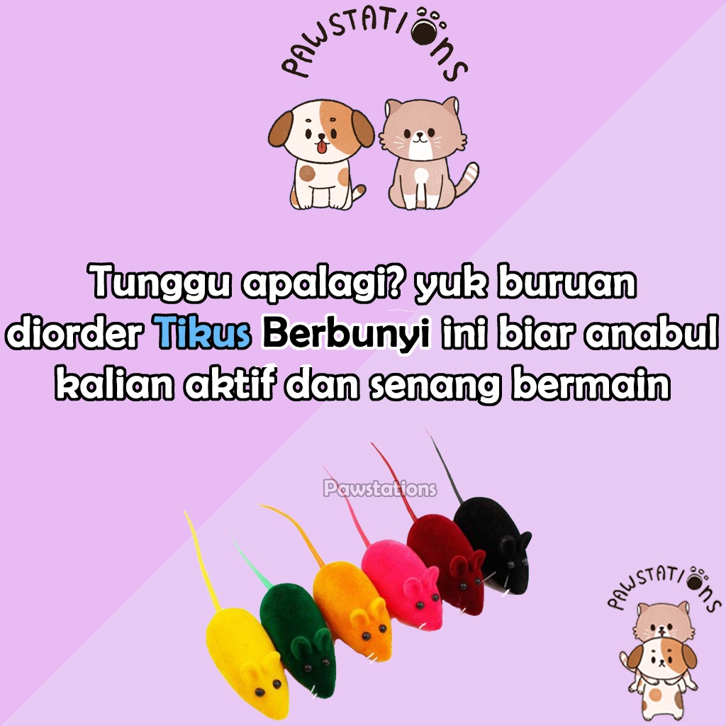 Tikus Mainan Kucing Tikus Mainan Bunyi Cit - Cit Tikus - Tikusan Tikus Berbunyi