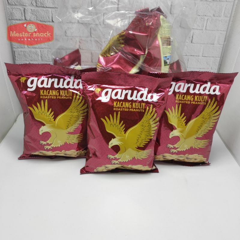 

Garuda Kacang Kulit 160 gram (1 pack isi 10 pcs)