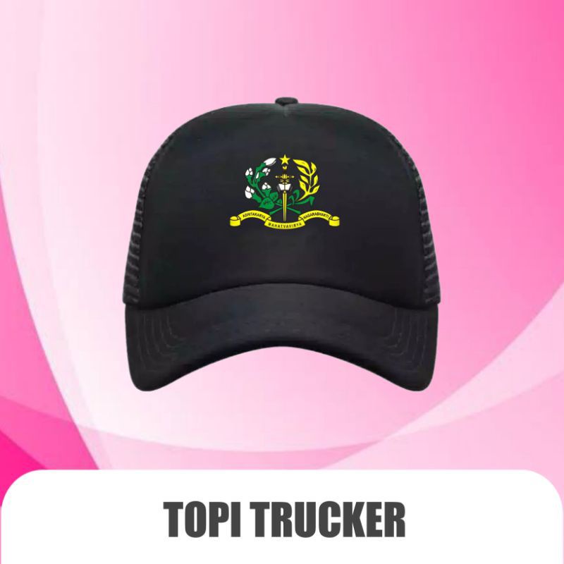 TOPI TRUCKER JARING AKMIL LOGO PENDIDIKAN