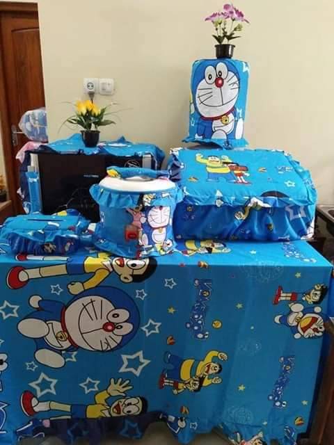 Groosiier kitchen  set .. taplak meja. Tutup kulkas.. tudung saji. Tutup galan