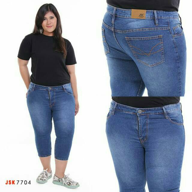  Size 27 42 Celana  Pendek  Jeans Wanita  Trendy Jumbo  