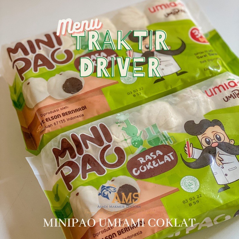 

Traktir Driver! Minipao Umiami Coklat isi 30 pcs