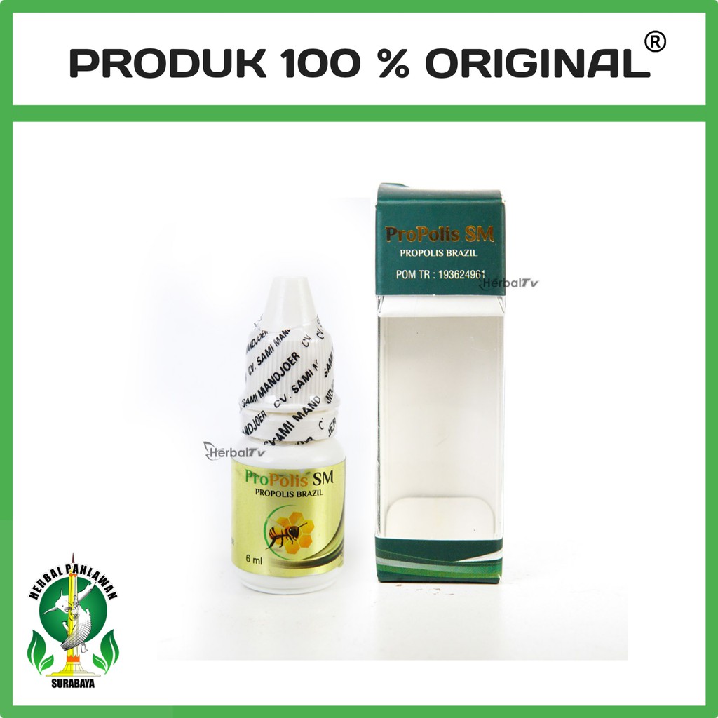 Propolis SM - Obat Tetes Herbal Propolis Brazil Asli Original