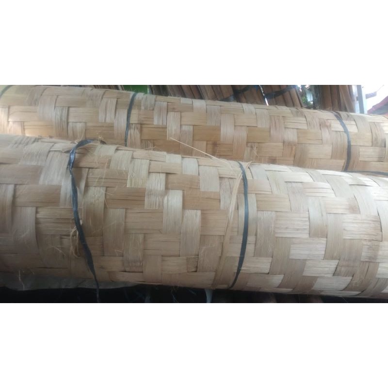 Jual Bilik Bambu Ati Bilik Bambu Anyaman Besar Ukuran 2x2 5 Meter 