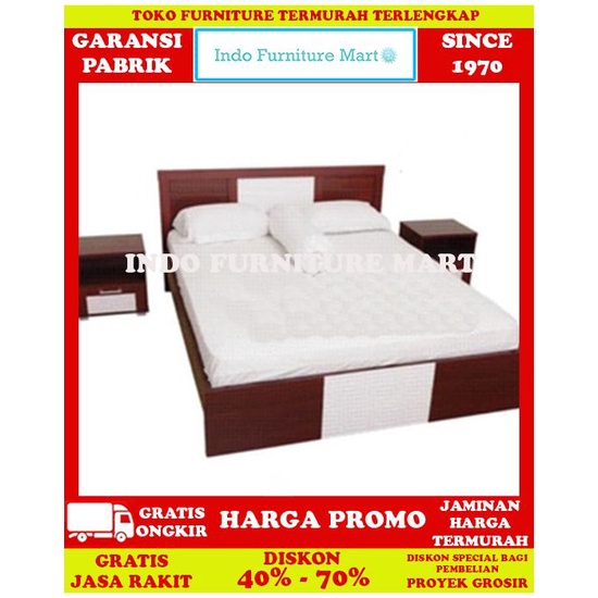 Tempat Tidur Ranjang Kayu Toppan Jasmin No 2 Trgd 107 24 16