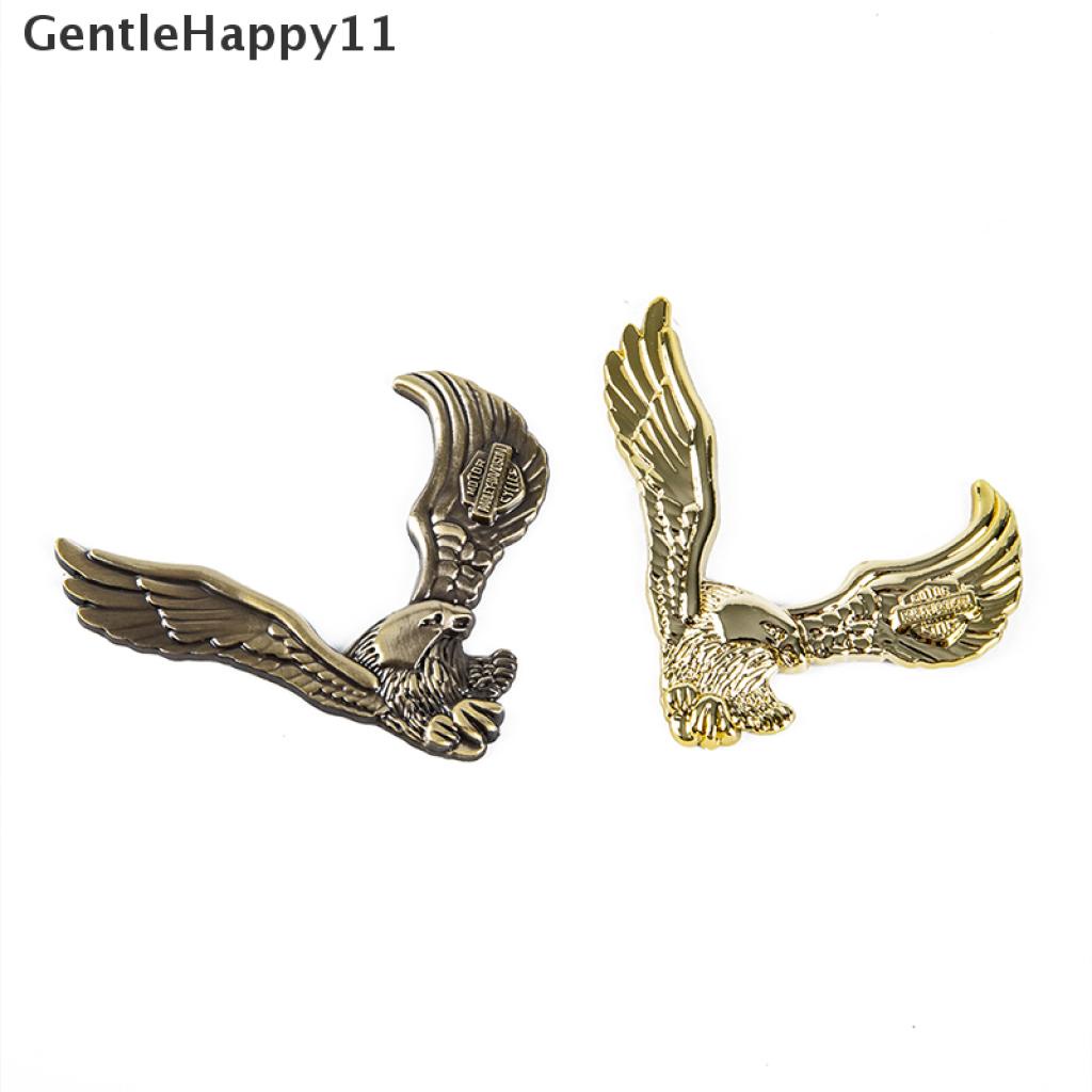 Gentlehappy 3D Metal Stiker Mobil Eagle Emblem Badge Auto Body Decals Motor Mobil Dekorasi