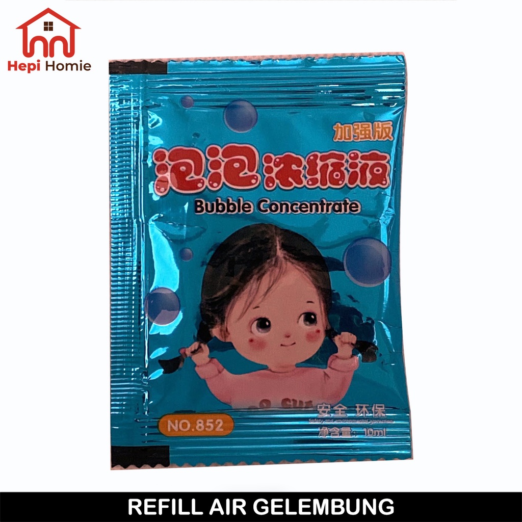 [HH] REFILL BUBBLE GUN CONCENTRATE / ISI ULANG AIR GELEMBUNG SABUN MAINAN PISTOL TEMBAK