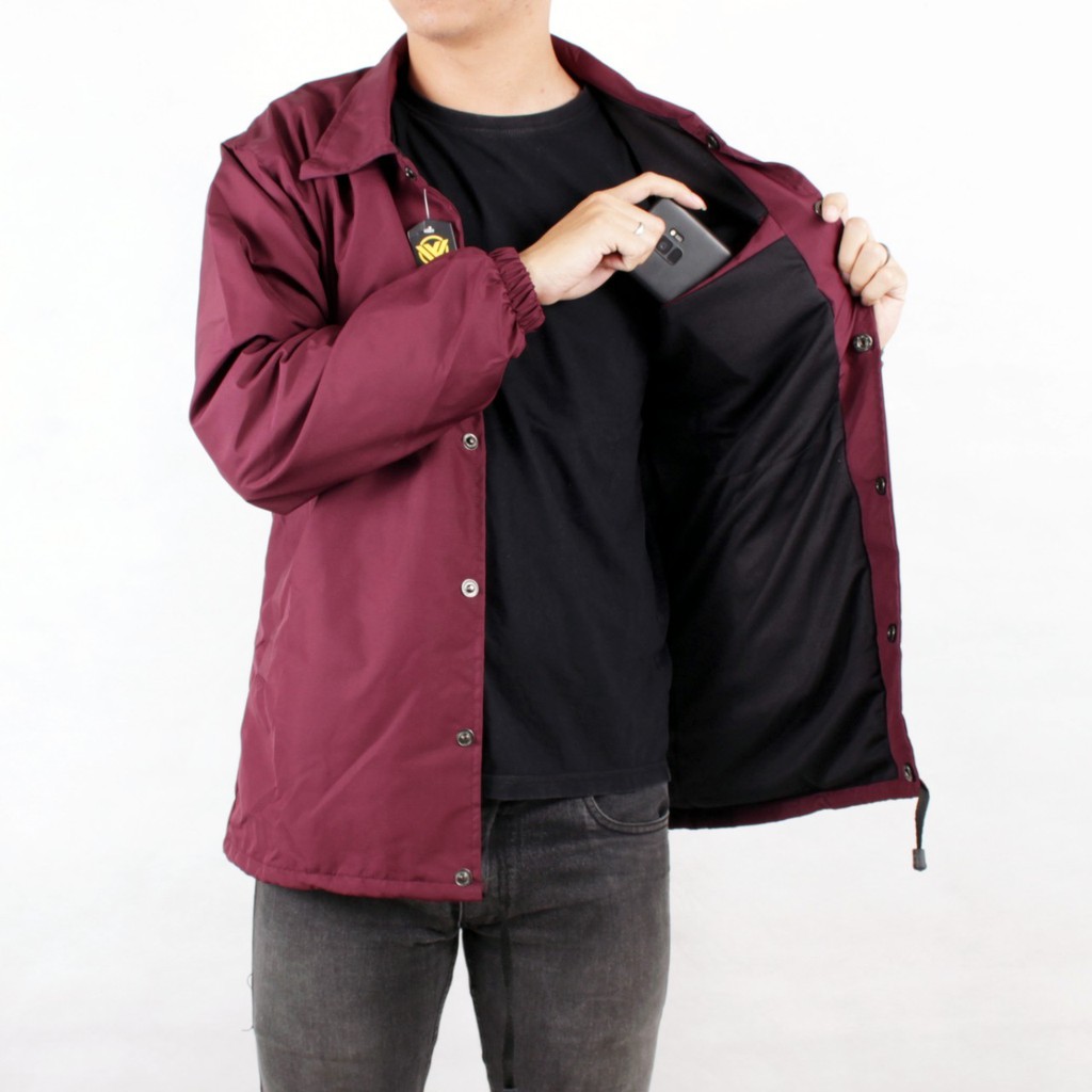 TERMURAH ! Jaket Pria Coach Sablon Pull Belakang / Jaket Distro / JAKET COACH WORK HARD BEATS TALENT