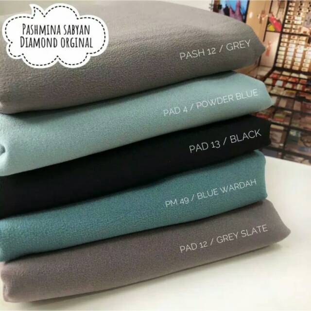 Pashmina diamond strech pasmina sabyan 150x75-3