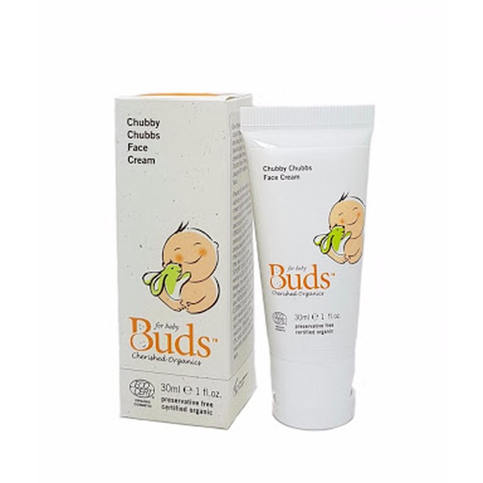 Buds Cherished Organic Perawatan Serta Perlindungan Kulit Bayi Chubby Chubbs Face Cream 30ml