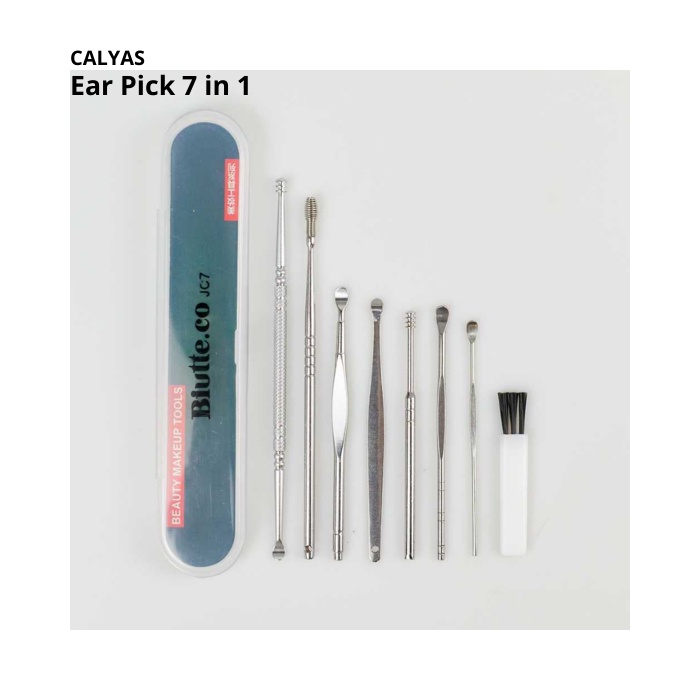 Pembersih Telinga Korek Kuping Ear Wax Picker 7 PCS - Biutte.co JC7