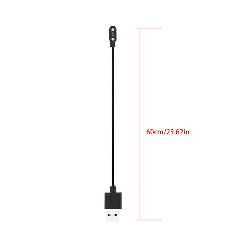 Cre Kabel Charger Usb Magnetik 2 Pin Untuk Smartwatch Hw12 Hw16