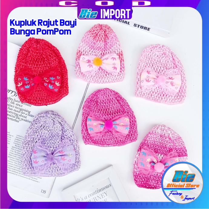 Kupluk Anak Rajut Karakter Impor Best Seller