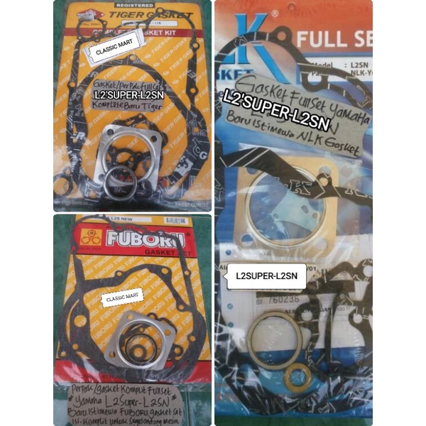 PAKING PERPAK GASKET FULLSET FULL SET YAMAHA L2SUPER-L2 SUPER-L2SN