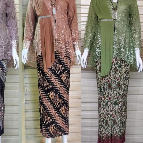 Aurora Selendang > Setelan Kebaya Burkat / Kebaya Tunik / Kebaya Remaja / Kebaya Modern / Kebaya Sel