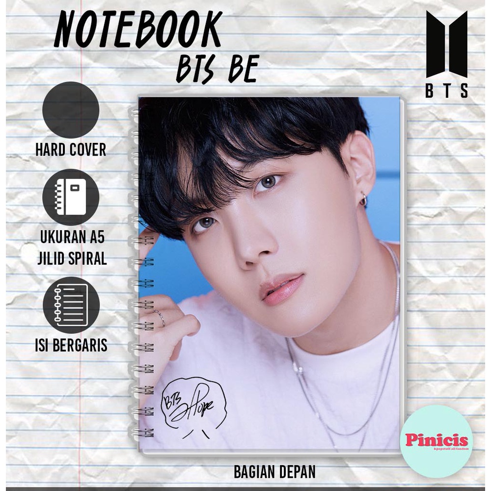 

BTS BE NOTEBOOK / BUKU TULIS KPOP JHOPE bisa bayar ditempat