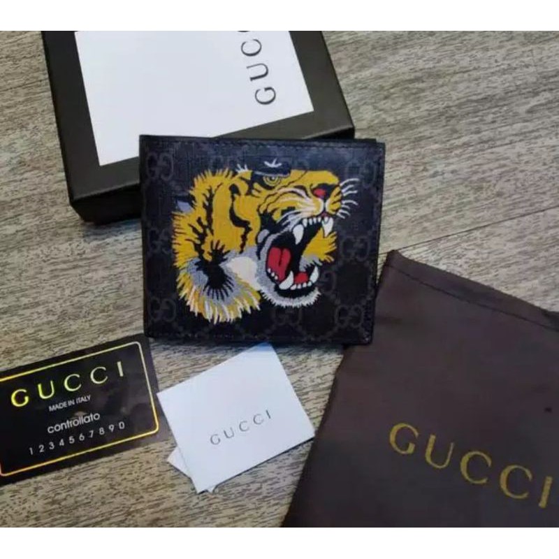 dompet lipat pria Gucci import mirror quality
