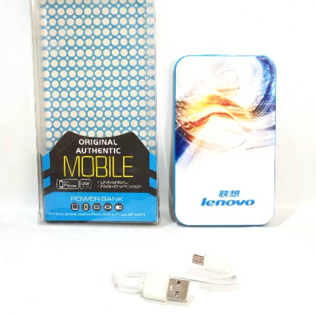 Powerbank Power Core Slim Ultrahin Branded LENOVO 16000 mAh Power Bank 1 Port Usb