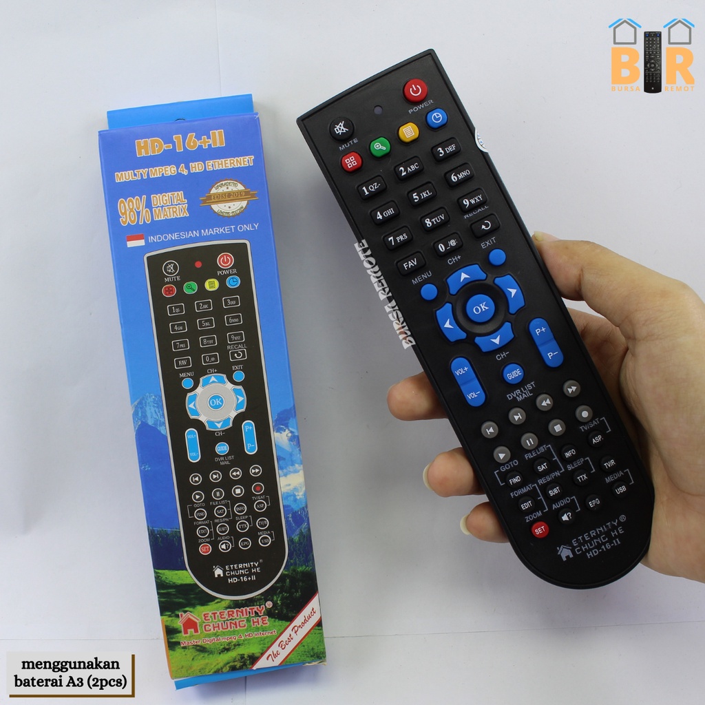 Remot Remote MULTI RECEIVER PARABOLA MPEG4 HD (getmecom, matrix, manhattan, venus, technosat)