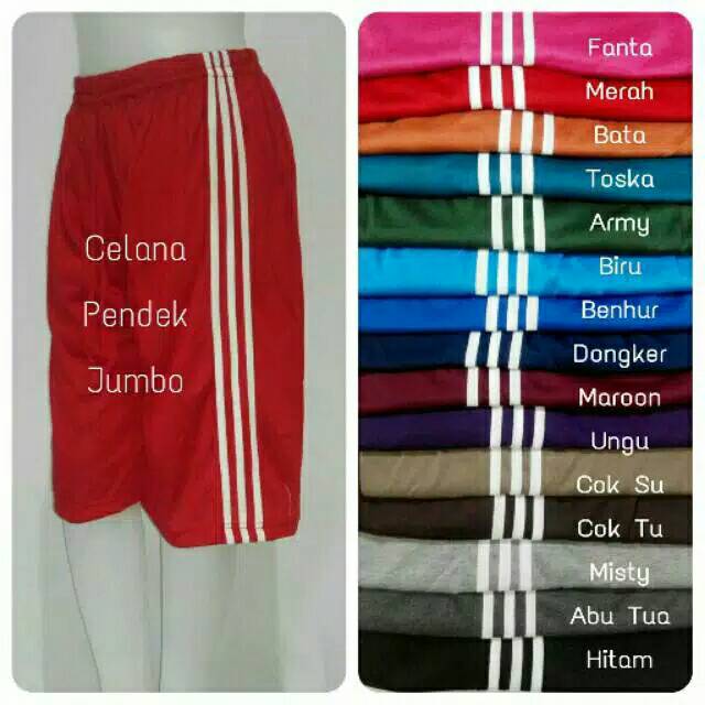 CELANA PENDEK MURAH JUMBO/KOLOR JUMBO