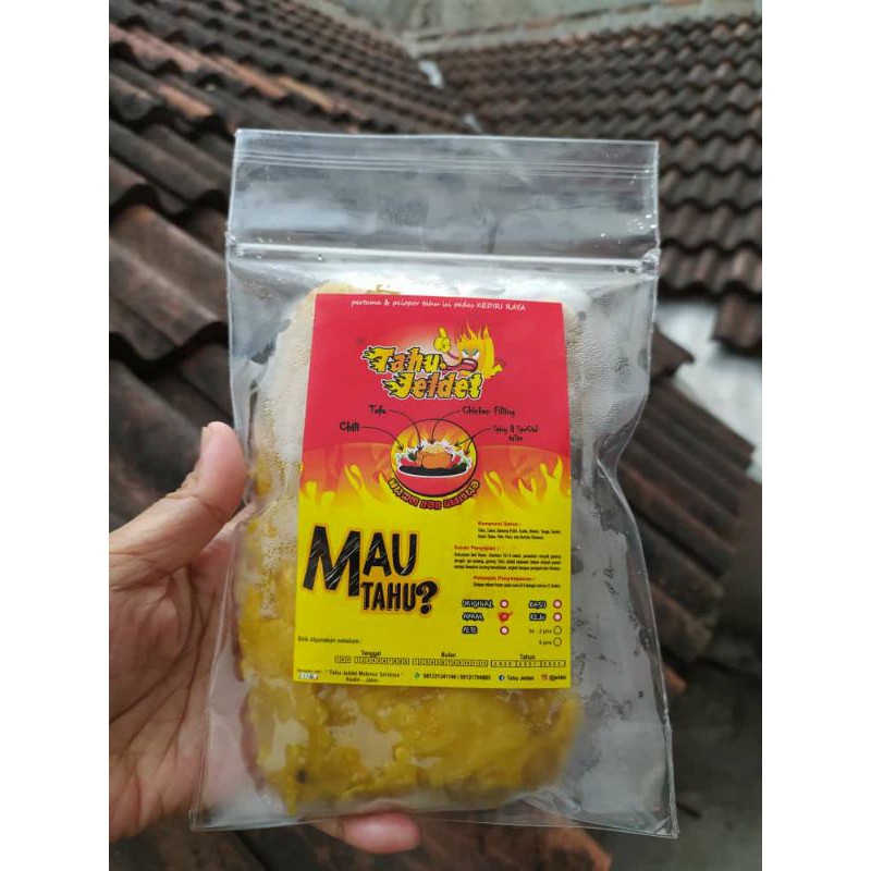 

Tahu Jeldet frozen (varian isi sayur+ayam)