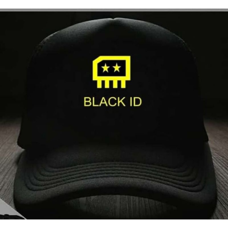 topi jaring trucker black id