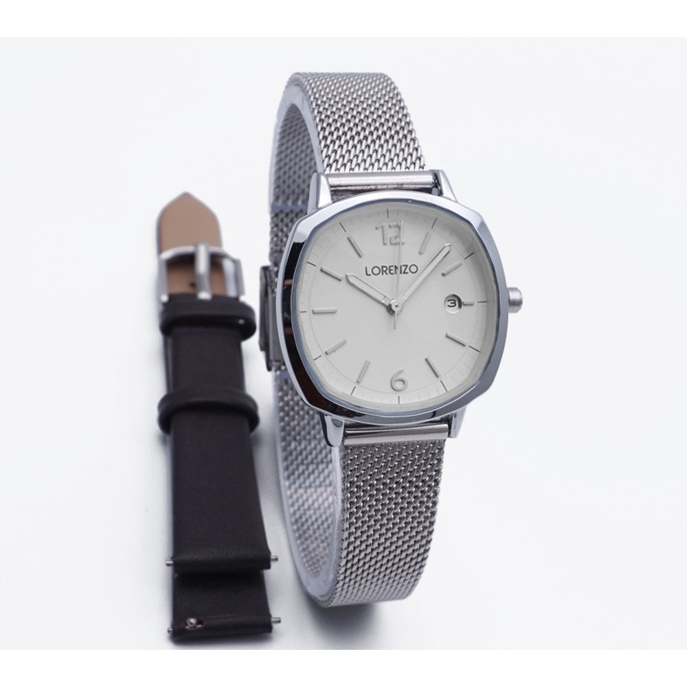 Free Tali Kulit - Jam tangan wanita original lorenzo 1030 anti air water resist proof by hargajam