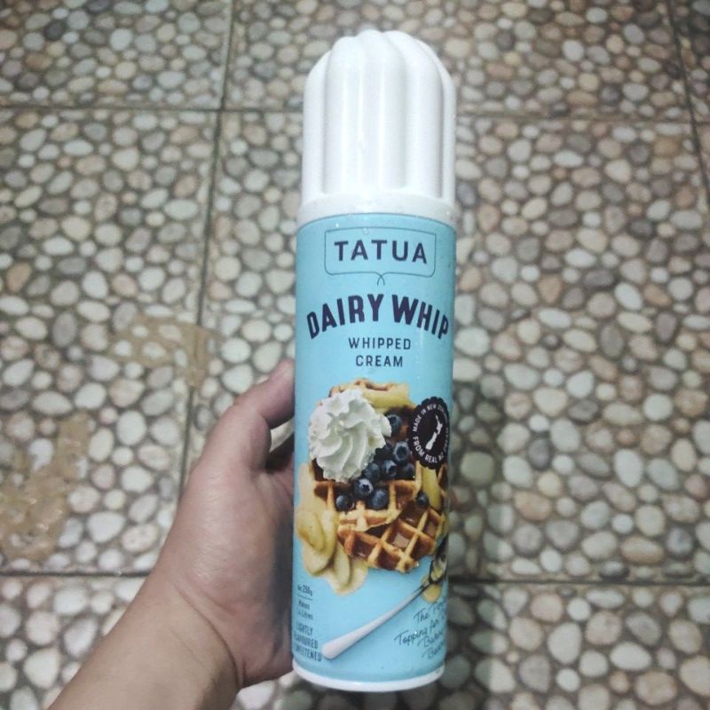 

TATUA DAIRY WHIP (WHIPPED CREAM) AEROSOL/SEMPROT 250ML