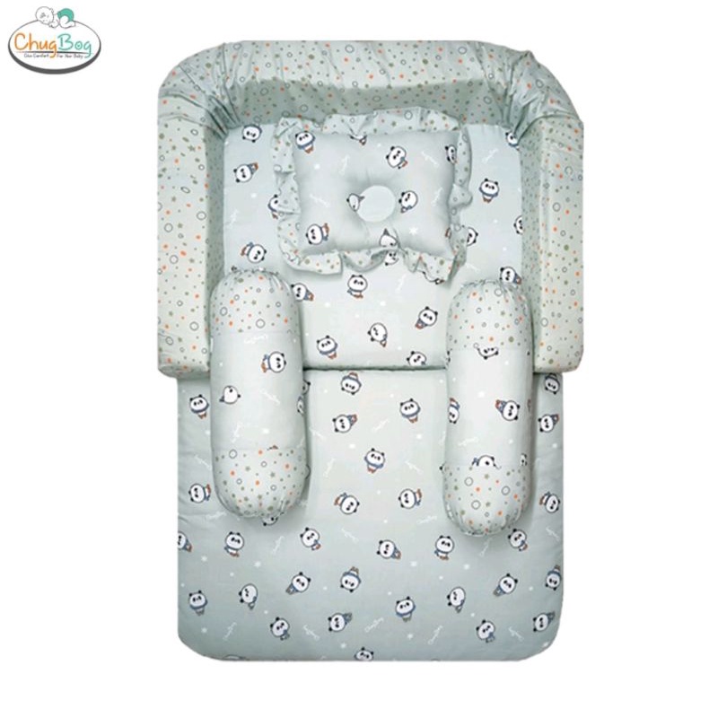 Kasur Bayi Lipat + Kelambu Chugbog Bamboo Series CBK 1007