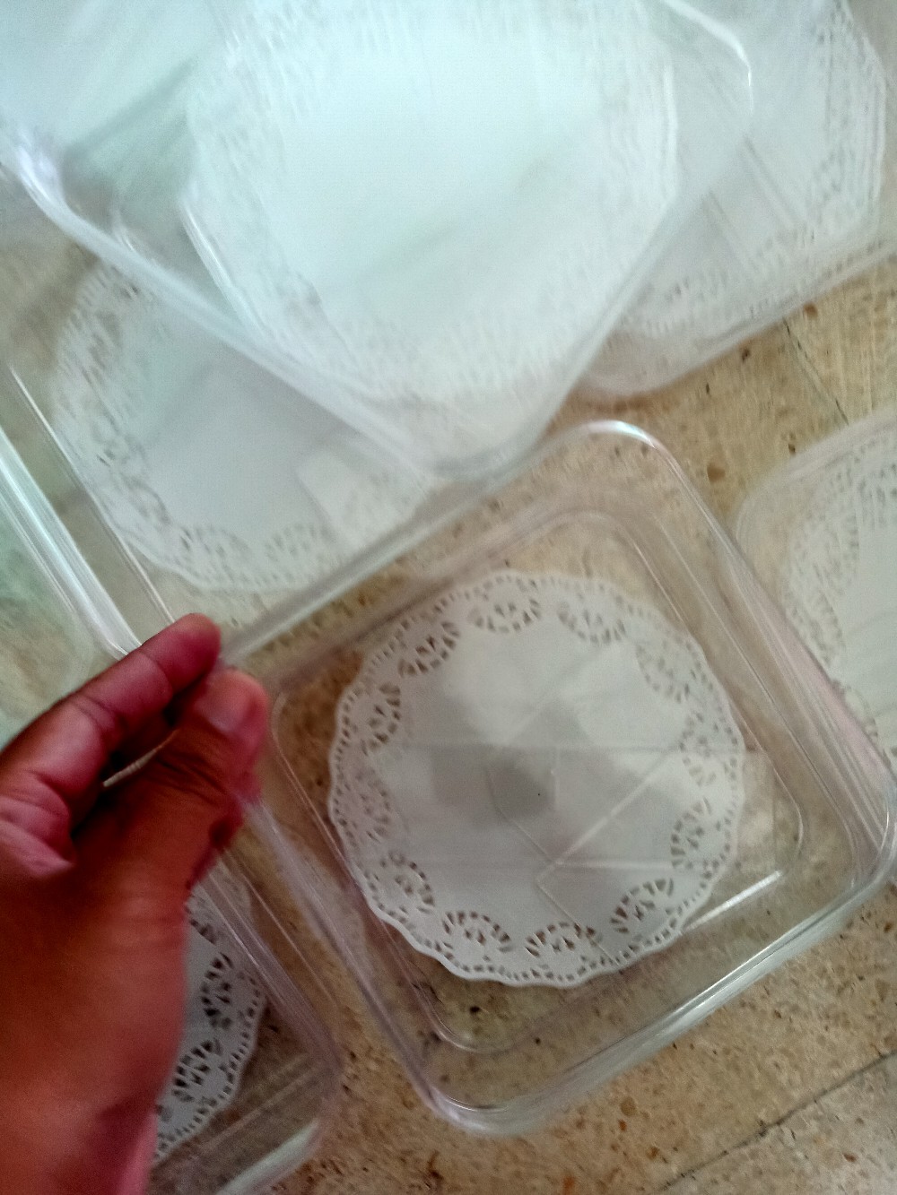 Toples Kue Kering Sekat 4 Nuai Sn 818/toples Lebaran