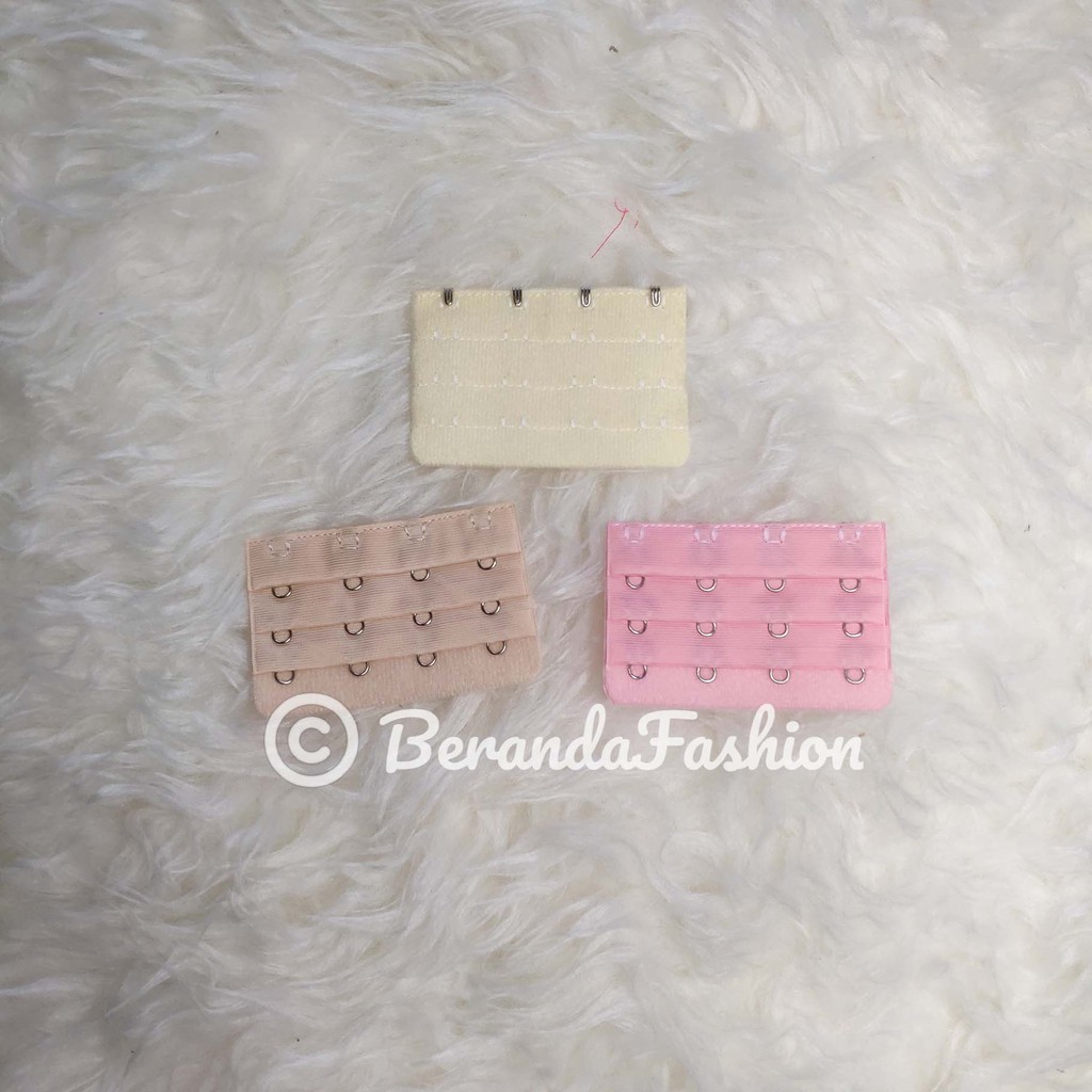 BRA Extension / Perpanjangan Lingkar BH 4 KAIT/3 KAIT / Alat Sambung / BRA Extender 4 hook