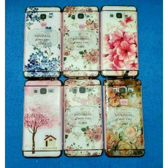 Ready Electroplating Motif Redmi 4 Prime Case Electroplating Motif Flower