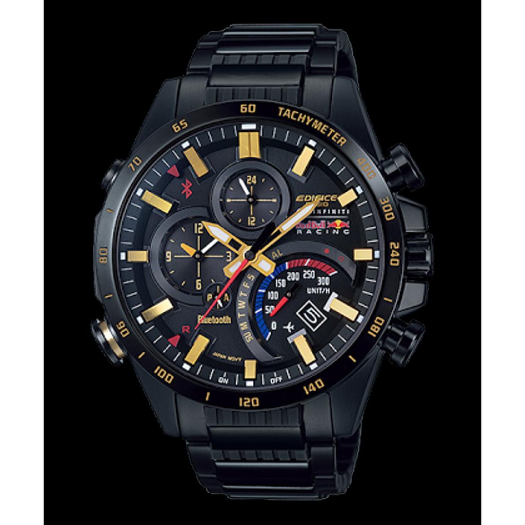 Jam Tangan Casio Edifice Original Pria EQB 500RBK 1A Bluetooth Series